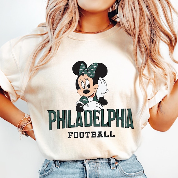 Philadelphia Football Disney Tee, Disneyland Inspired Philly Game Day Shirt, Cute Vintage Fan Top