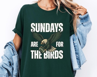 Sundays Are For The Birds Distressed Philadelphia Football Sweatshirt | Philly Fan Game Day Shirt