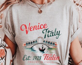 Venice Italy Travel Shirt: Vintage Italia Graphic Tee