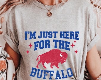 Retro Buffalo Football Tee: Game Day Pride Apparel
