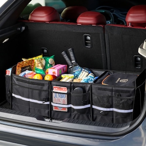 Trunk/Car Organizer-Best Selling, Collapsible, Multi-compartment with Removable waterproof cooler