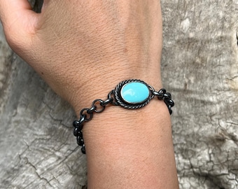 Turquoise Sterling Silver Bracelet