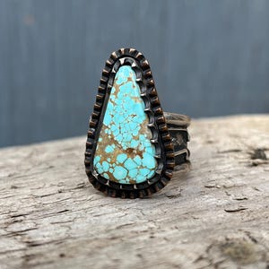Number 8 Sterling Silver Ring