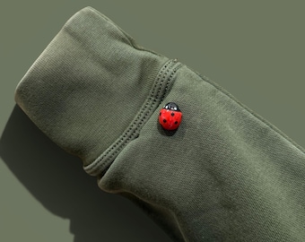 Mini Ladybug Pins | Handmade with Polymer clay | Option of 1-4 ladybugs