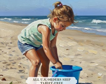 Custom Child Oil Portrait - Hand-Painted Family Keepsake from Photo, Meaningful Gift for Parents
