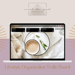Daily Productivity Trello Board Template | Customizable Task Organizer | Digital Download