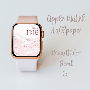 Pink Marble- Apple Watch Face- Instant Digital Download