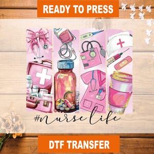 Nurse Life DTF Transfer, Nurse Life Ready To Press, Nurse Life Heat Transfer,Nurse Life  High Quality, Nurse Life DTF Gang Sheet, Nurse Life
