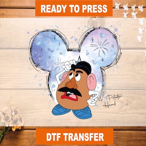 Toy Story Mr. Potato Head DTF Transfer: Ready To Press Heat Transfer