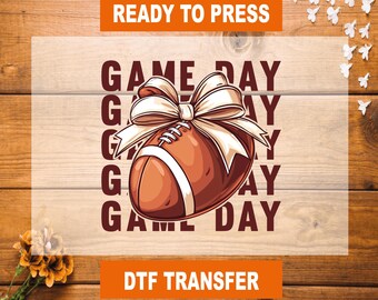 Game Day Football DTF Transfer: Ready To Press
