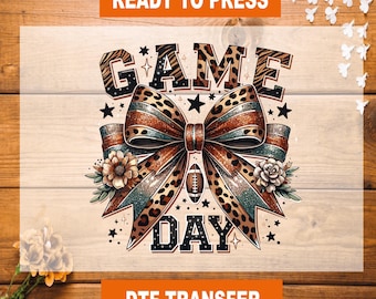 Coquette Game Day Soccer DTF Transfer: Ready To Press