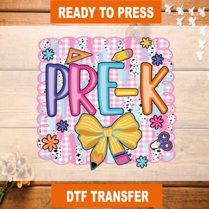 Coquette Pre-K DTF Transfer: Ready To Press Heat Transfer
