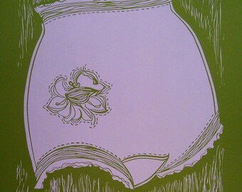 Junebug Block Print Granny Panties