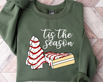 Christmas Tree Cake Shirt, 'Tis the Season Shirt Christmas Cake Shirt, Christmas Holiday Shirt, Christmas Pajama, Christmas Presents