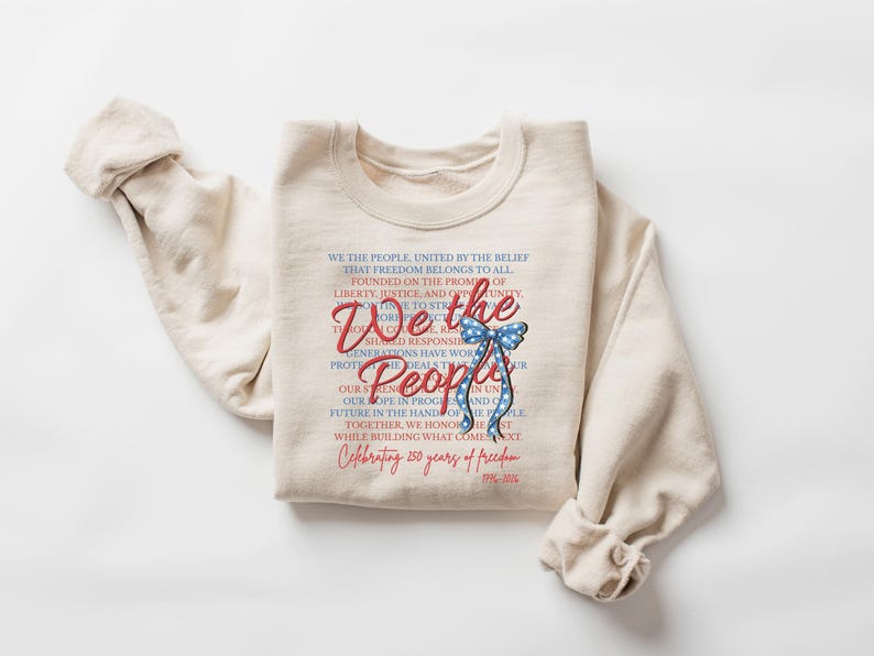 250th America Anniversary Shirt, We The People Shirt Celebrate Our 250th Anniversary Sweatshirt, United States Semiquincentennial Bild 4