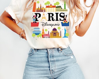 Disney Paris Shirt, Mickey Minnie Eiffel Tower Shirt, Disneyland Paris Vacation Shirt, Family Matching Paris Shirt, Disney Trip Shirt