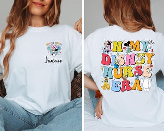 Disney Custom In My Nurse Era Shirt, Custom Minnie Nursing Tee, Disney World Nursing Student Shirt, Nursing School Student Gift