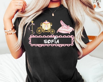 Gift for Custom Princess Shirt, Disney Princess Shirt,Disney Birthday Shirt,Gift for Princess Kids Shirt,Gift Disney Girl Tee,Gift for Kids