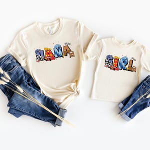 Camiseta familiar personalizada de Pixar Cars, camiseta de Rayo McQueen para mamá y papá, camiseta de Cars para mamá y papá, sudadera con capucha de la Copa Pistón, sudadera de Disney Cars Land imagen 4
