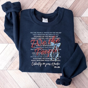 250th America Anniversary Shirt, We The People Shirt Celebrate Our 250th Anniversary Sweatshirt, United States Semiquincentennial Bild 8