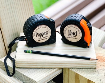 Tape Measure, Personalized Tape Measure, No One Measures Up, Fathers Day Gift from Son, Fathers Day Gift