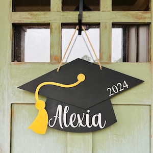 Front Door Decor, Personalized Graduation Sign, High School Graduation Gift, Graduate Gift image 9