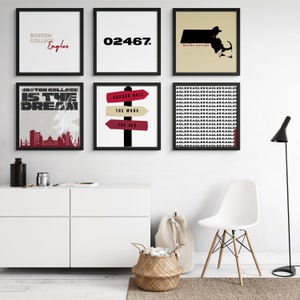 Custom College Wall Art