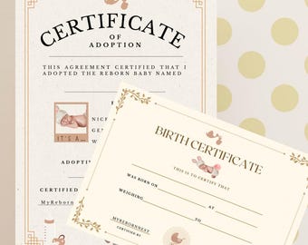 Reborn Baby Adoption & Birth Certificate