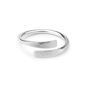 Minimalist Equality Ring, Open Adjustable Argentium Band, 3 3.5 4 4.5 5 5.5 6 6.5 7 7.5 8 8.5 9 9.5 10 10.5 11 11.5 12 All Sizes Custom Made