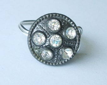 Vintage Button Ring
