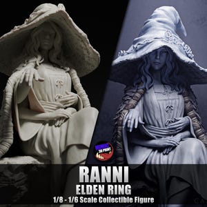 The Witch | Handpainted 3D 14K Resin Figure | Garage Kit