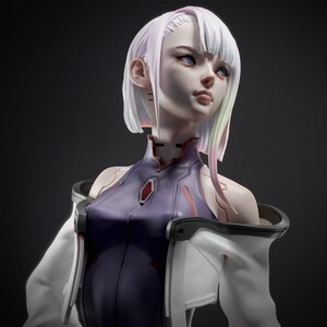 Lucy cyberpunk figurine - Etsy 日本