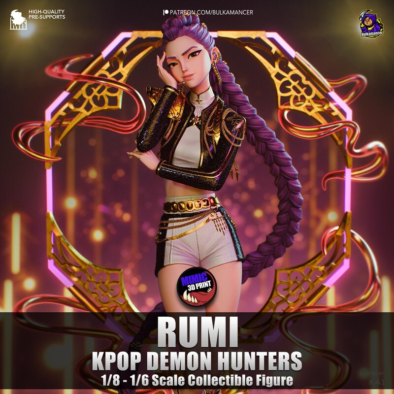 Kpop demon hunters figurines - Etsy Polska