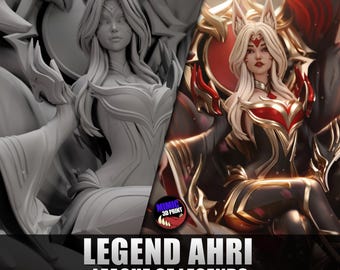 Kitsune | 14K 3D Resin Figures Hand Painted | Garage Kits