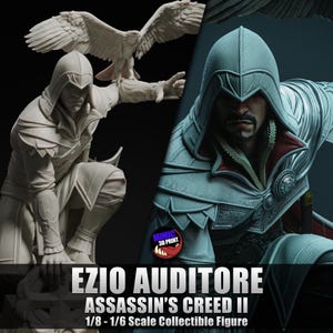 The Assassin of Florence | Handpainted 3D 14K Resin Figure | Garage Kit