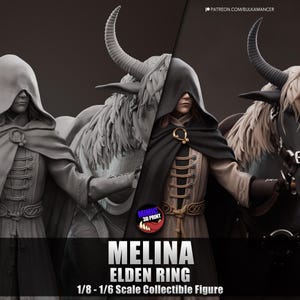 Hooded Woman | Handpainted 3D 14K Resin Figure | Garage Kit