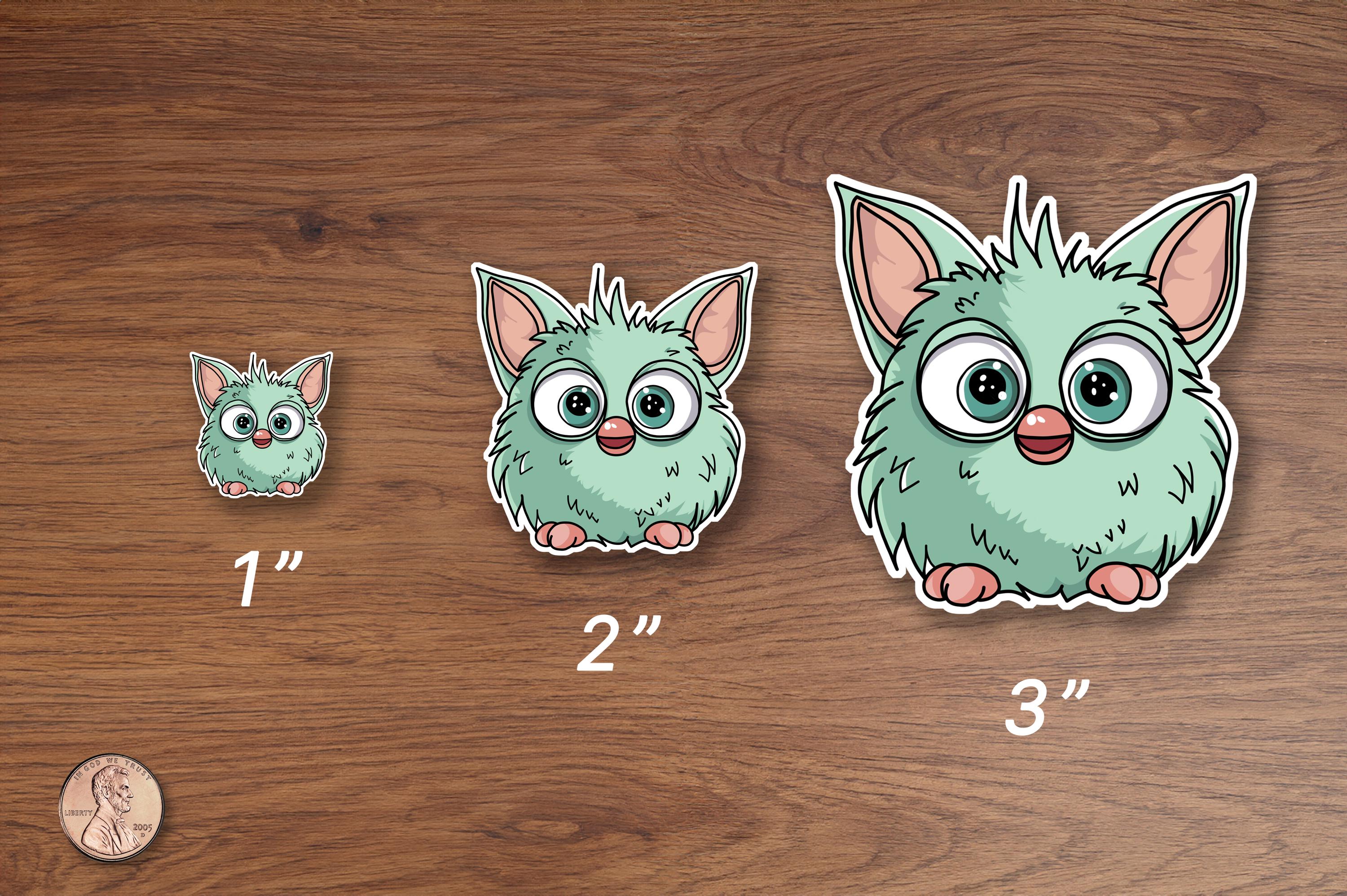 Furby, Vinyl Waterproof Sticker - Etsy