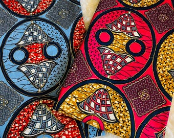 Ankara African fabric per yard, Ankara design cotton print fabric /Sewing Supplies