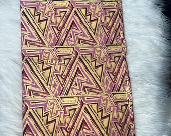 100% Cotton African Ankara Print Fabric Wax pink Vibrant Patterned, Traditional Ankara African Fabric for Sewing **ITEM SOLD by YARD**
