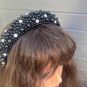 Ivory Pearl Wedding Headband, Elegant Cream Pearl Hairband for Bride or Bridesmaid, Bridal Headpiece Accessory, Statement Alice Band 2024