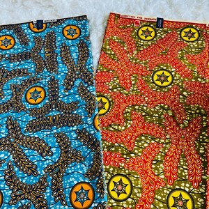 Multicolor Ankara Print African fabric per yard/ African Fabrics/ Trendy fashion fabrics/ African textiles/ African Prints sale by yard