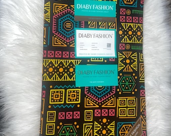 100% Cotton African Ankara Print Fabric, Multicolor Tribal African Print Fabric, Traditional Ankara African Fabric **ITEM SOLD by YARD**