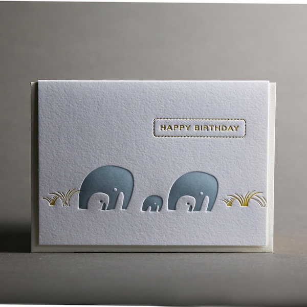 Elefant alles Gute zum Geburtstag Grußkarte