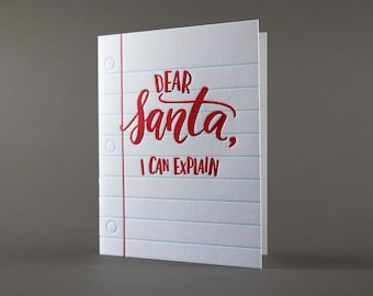 No. 499: Dear Santa I Can Explain