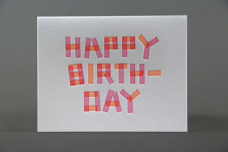 No. 384: Washi Tape Happy Birthday image 3