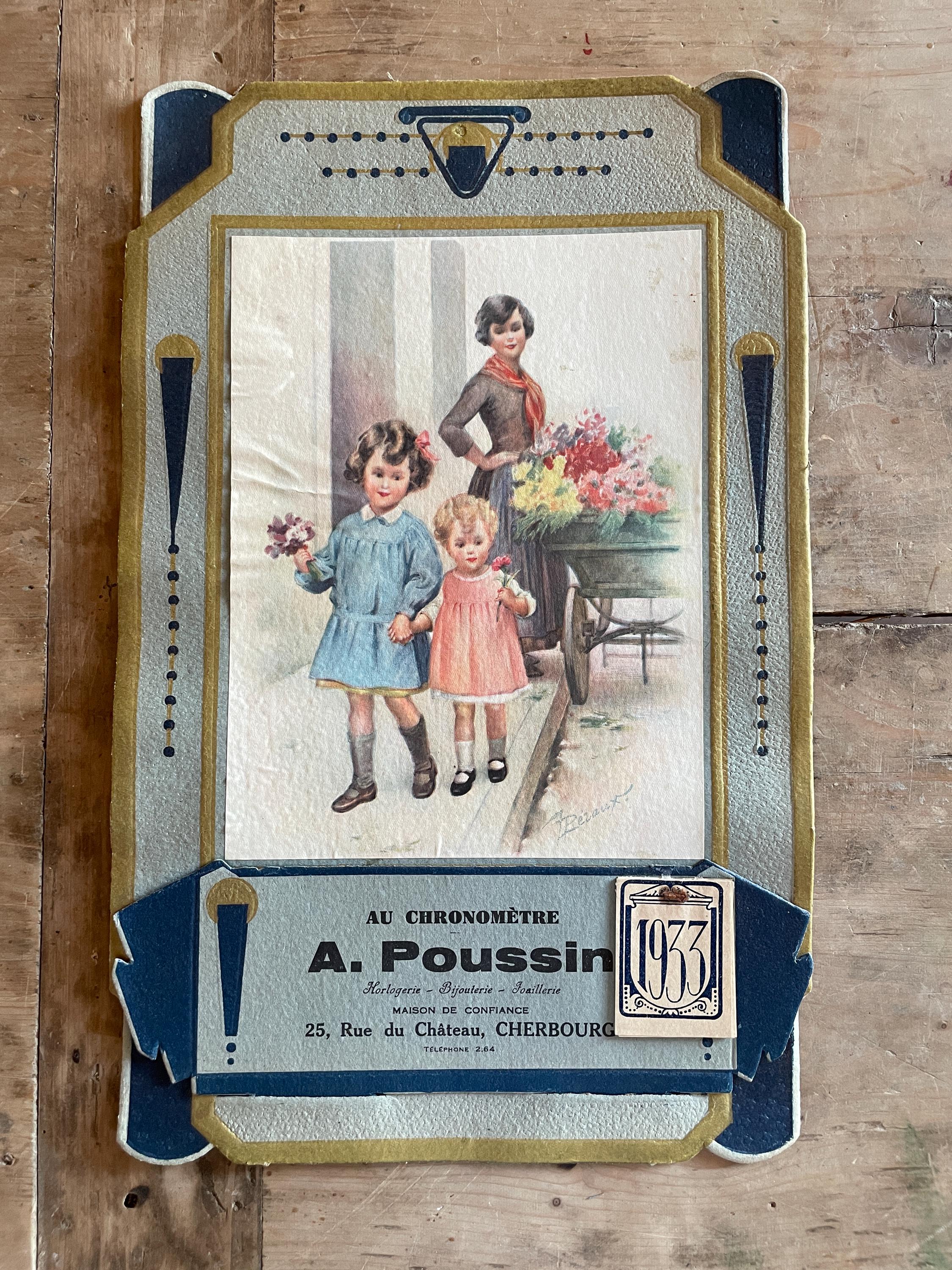 【東ドイツ 古いカレンダー】ヴィンテージ 1933 Calendar - Etsy