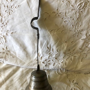 Fabulous Antique French Bronze Country Swing Door Gate Entrance Shop Bell 1890s