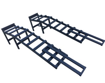 MajdTech 2 x Car Ramps with Extensions