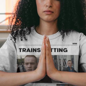 Trainspotting Shirt Choose Life Vintage Graphic Tee, 90s Retro Cult Movie T-Shirt, British Cinema Edgy Streetwear Gift for Men Women image 8