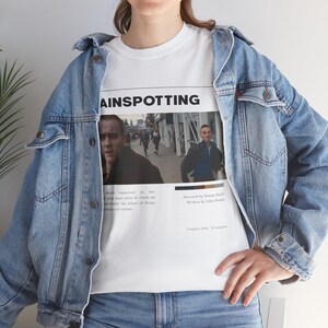 Trainspotting Shirt Choose Life Vintage Graphic Tee, 90s Retro Cult Movie T-Shirt, British Cinema Edgy Streetwear Gift for Men Women image 9